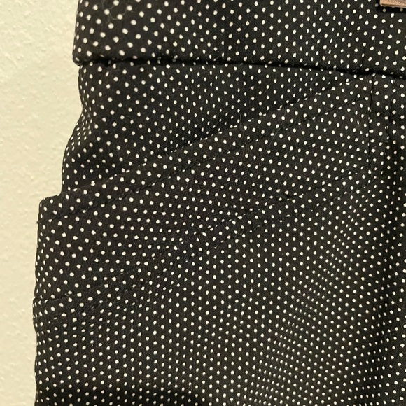 Signature Slimming by CJ Banks Black with mini polka-dot Capri pant. Siz… - Picture 4 of 7
